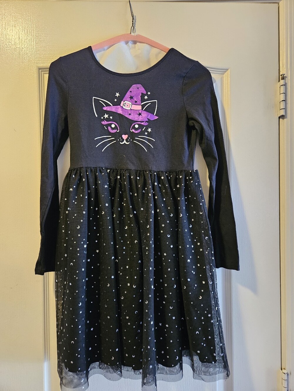 Like NEW☆ Jumping Beans "Halloween Cat" Dress, Size 12, CUTE!